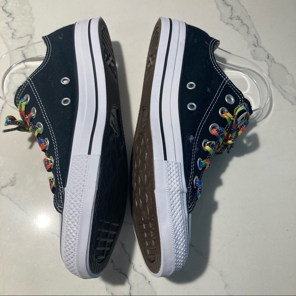 CONVERSE All Star Sz  8.5 Bilingual Awesome Team Laces Sneakers NWOT - Picture 5 of 12